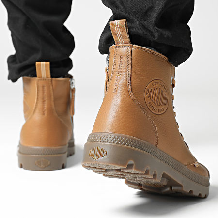 Palladium - Boots Pampa Zip Leather 76888 Deer Brown