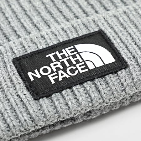 The North Face - Gorro Logo Box A3FJX Gris jaspeado