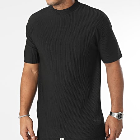 Zelys Paris - Conjunto de camiseta negra y pantalón de chándal