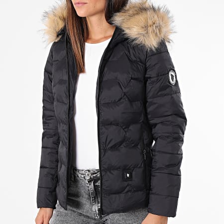 Doudoune Chauffante Femme – Manteau Hiver Polaire à Capuche, Coupe-Vent, Style Parka