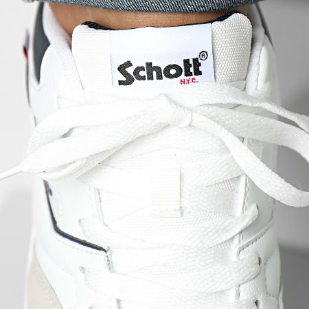 Schott NYC - Sneakers Elmas White Navy