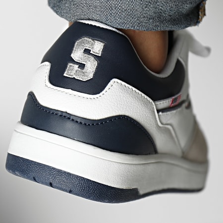 Schott NYC - Sneakers Elmas White Navy