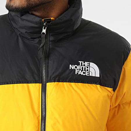 The North Face - Doudoune 700 1996 Retro Nuptse Jaune Noir