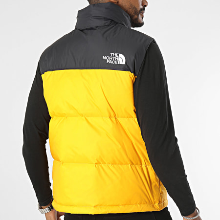 The North Face Doudoune Sans Manches Retro Nuptse 1996 A3JQQ Jaune Noir LaBoutiqueOfficielle
