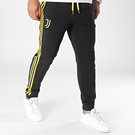 Adidas Performance - Juventus HZ4960 Pantalón de chándal con banda amarilla negra