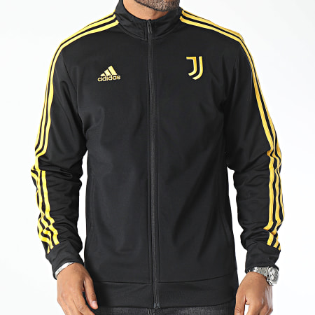 Adidas Sportswear - Juventus HZ4965 Giacca con zip a righe nere