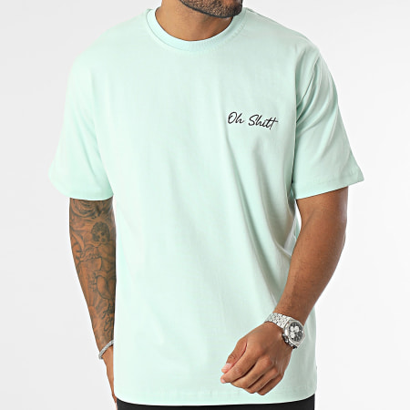 ADJ - Camiseta oversize grande turquesa
