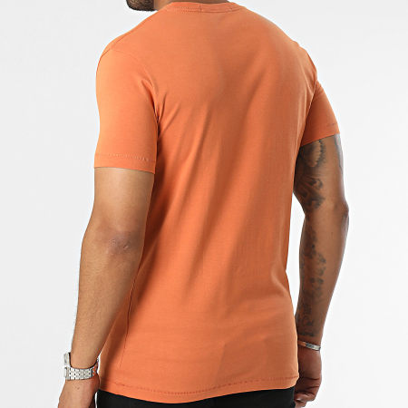 Calvin Klein - Camiseta Logo Institucional 2344 Naranja