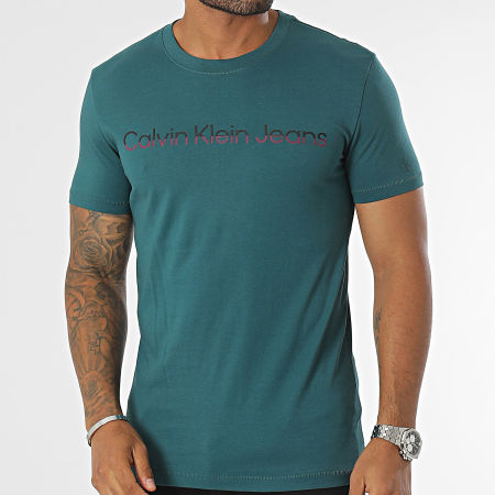 Calvin Klein - Tee Shirt 4395 Vert Bouteille