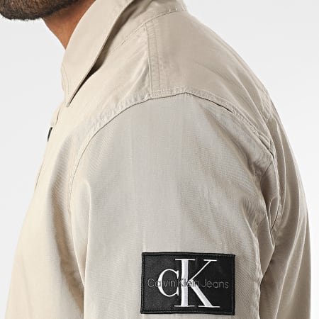 Calvin Klein - Sobrecamisa Monologo Relax Badge 3255 Beige