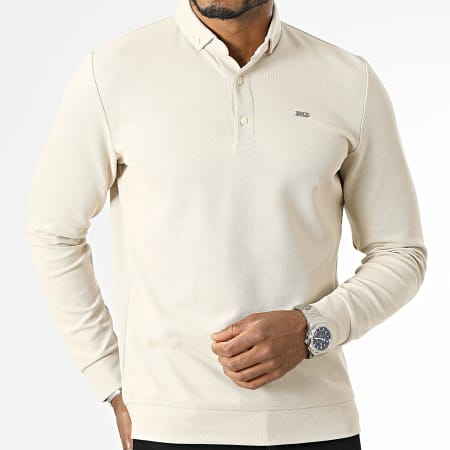 Classic Series - Polo lange mouw Beige