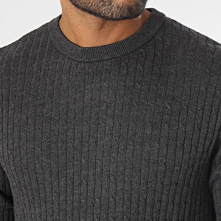 Produkt - Pull Basic Cable Gris Anthracite Chiné