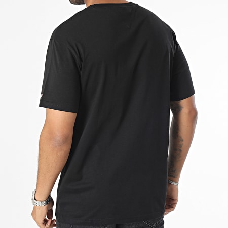 Tommy Jeans - Tee Shirt Classic Gold Linear 7728 Nero Oro