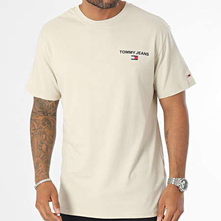 Tommy Jeans - Tee Shirt Classic Linear 7712 Beige