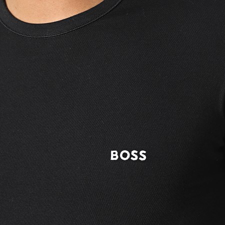 BOSS - Lot De 3 Tee Shirts Classic 50475284 Blanc Noir Beige Foncé