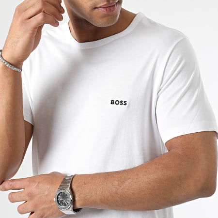 BOSS - Lot De 3 Tee Shirts Classic 50475284 Blanc Noir Camel