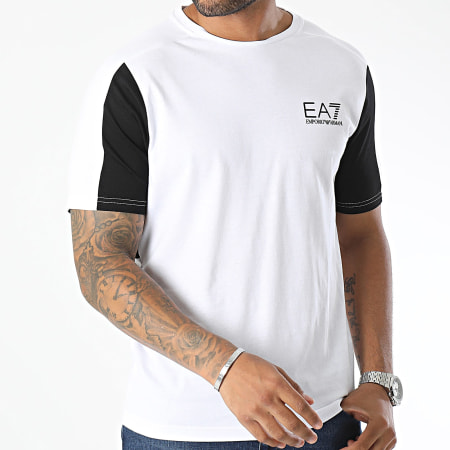 EA7 Emporio Armani - Camiseta 6RPT17-PJ02Z Blanco Negro