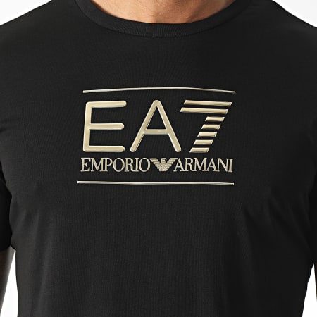 EA7 Emporio Armani - Tee Shirt 6RPT19-PJM9Z Noir Doré