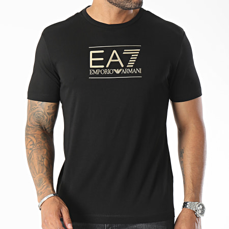 EA7 Emporio Armani - Camiseta 6RPT19-PJM9Z Negro Oro