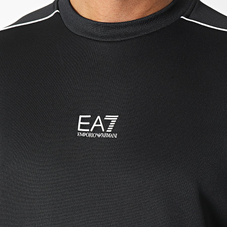EA7 Emporio Armani - Sudadera con cuello redondo 6RPM05-PJ16Z Negro