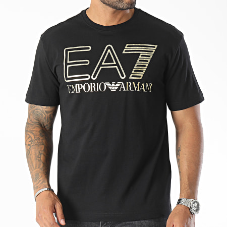 EA7 Emporio Armani - Tee Shirt 6RPT03-PJFFZ Noir Doré