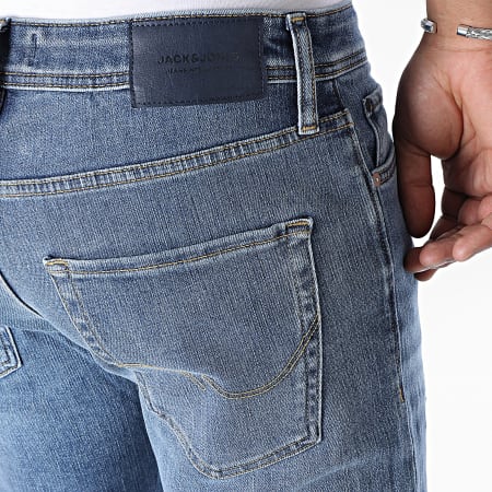 Jean Mike Amiri MX1 Denim Bleu Avec Inserts Cuir - Taille 36, Slim, Neuf Avec étiquette