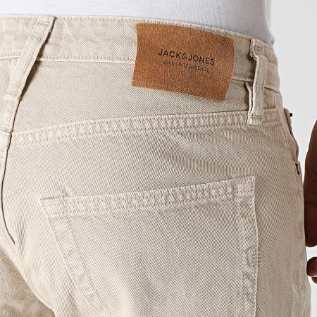 Jack And Jones - Jeans beige dal taglio rilassato
