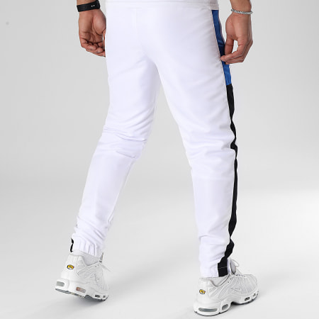 LBO - Pantalon Jogging Diamant 0291 Blanc Bleu