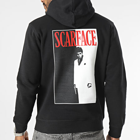Scarface - Felpa con cappuccio Poster Nero