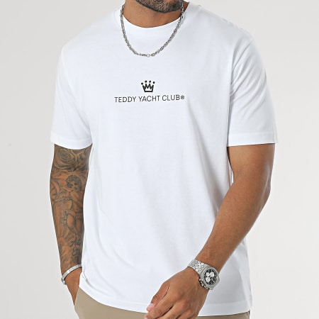 Teddy Yacht Club - Oversized Groot Maison De Couture Half Rush Wit T-shirt