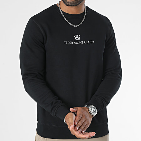 Teddy Yacht Club - Maison De Couture Rush Crewneck Sweatshirt Zwart