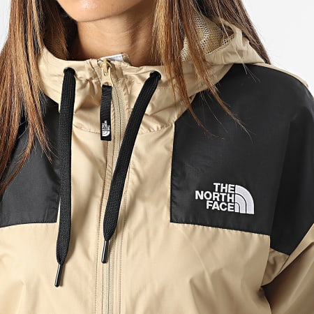 The North Face - Coupe-Vent Femme Sheru A4C9H Beige Noir