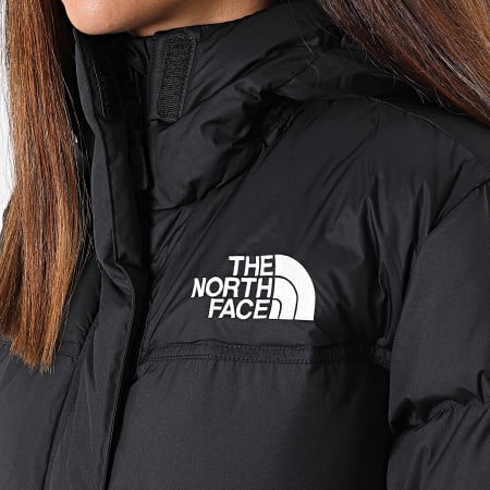 The North Face - Parka larga Nuptse para mujer A832K Negro