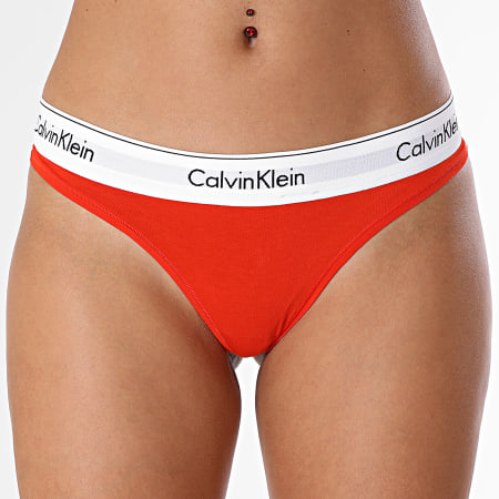 Calvin Klein - String Femme F3786E Orange