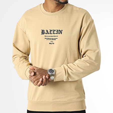 Classic Series - Ronde hals Sweat Beige