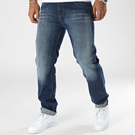 Deeluxe - Jeans slim Caesar in denim blu