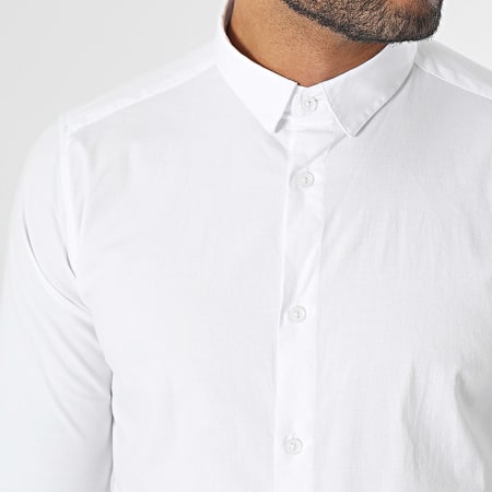 Deeluxe - Camicia a maniche lunghe bianca