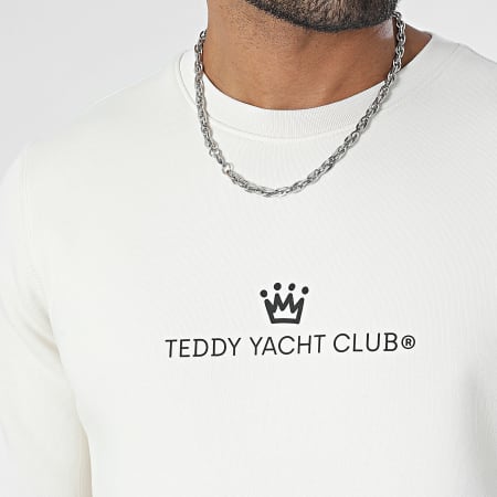 Teddy Yacht Club - Sweat Crewneck Maison De Couture Rush Beige