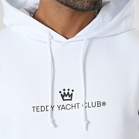 Teddy Yacht Club - Sweat Capuche Maison De Couture Rush Blanc