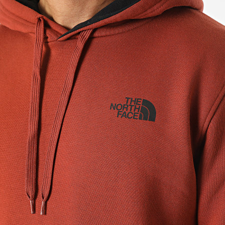 The North Face - Drew Peak A2TUV Felpa con cappuccio stagionale rosso mattone