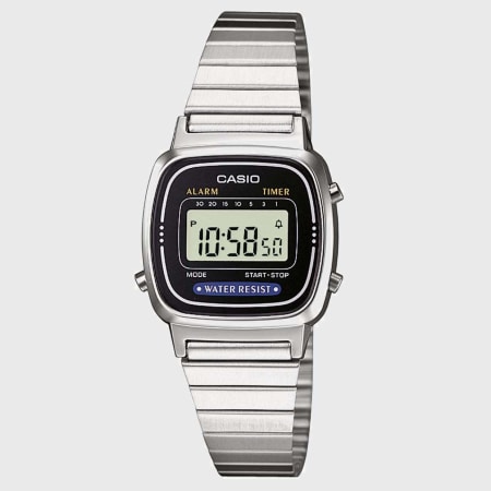 Casio - Reloj de mujer Vintage LA670WEA-1EF Plata