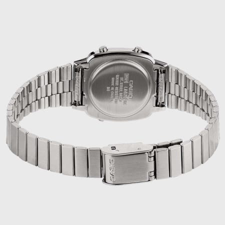 Casio - Reloj de mujer Vintage LA670WEA-7EF Plata