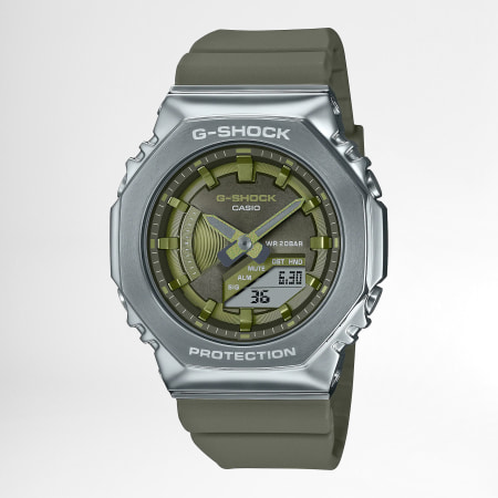 G-Shock - Reloj G-Shock GM-S2100GB-3AER Gris Verde Caqui