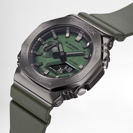 G-Shock - Reloj G-Shock GM-2100CB-3AER verde caqui