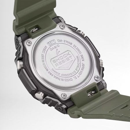 G-Shock - Reloj G-Shock GM-2100CB-3AER verde caqui