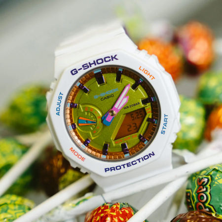 G-Shock - G-Shock GMA-S2100BS-7AER Reloj de señora Blanco
