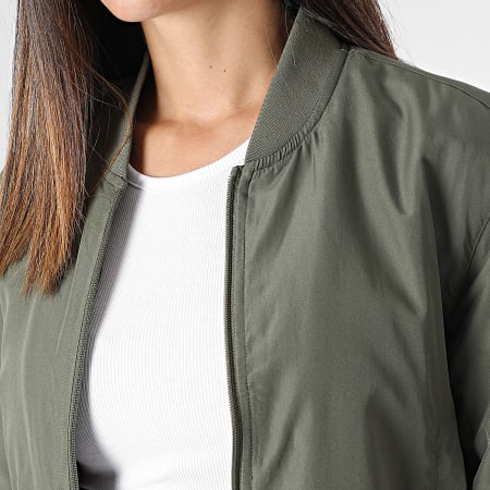 Only - Chaqueta Bomber Alma Mujer Verde caqui