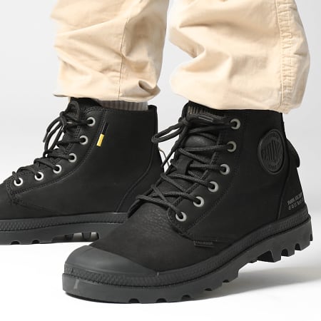 Palladium - Boots Pampa Hi Supply Leather 77963 Black Black