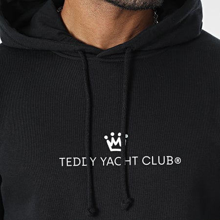 Teddy Yacht Club - Sweat Capuche Maison De Couture Rush Noir