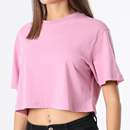 Urban Classics - Tee Shirt Crop Femme TB1555 Rose